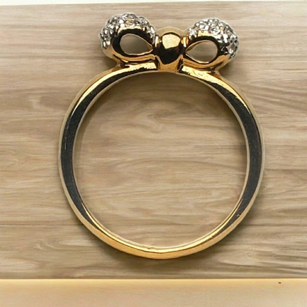 Bow Tie Ring by Camille - Size 7.5 - Picture 2 of 5
